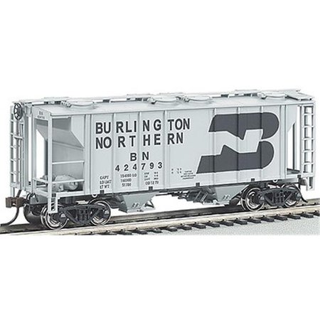 BACHMANN INDUSTRIES Bachmann BAC73502 HO Scale PS2 2-Bay Covered Hopper Burlington Northern BAC73502